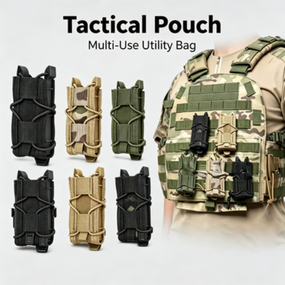 Outdoor Hunting Gear Storage - حقيبة مخزن تكتيكية لمسدس 9 ملم،