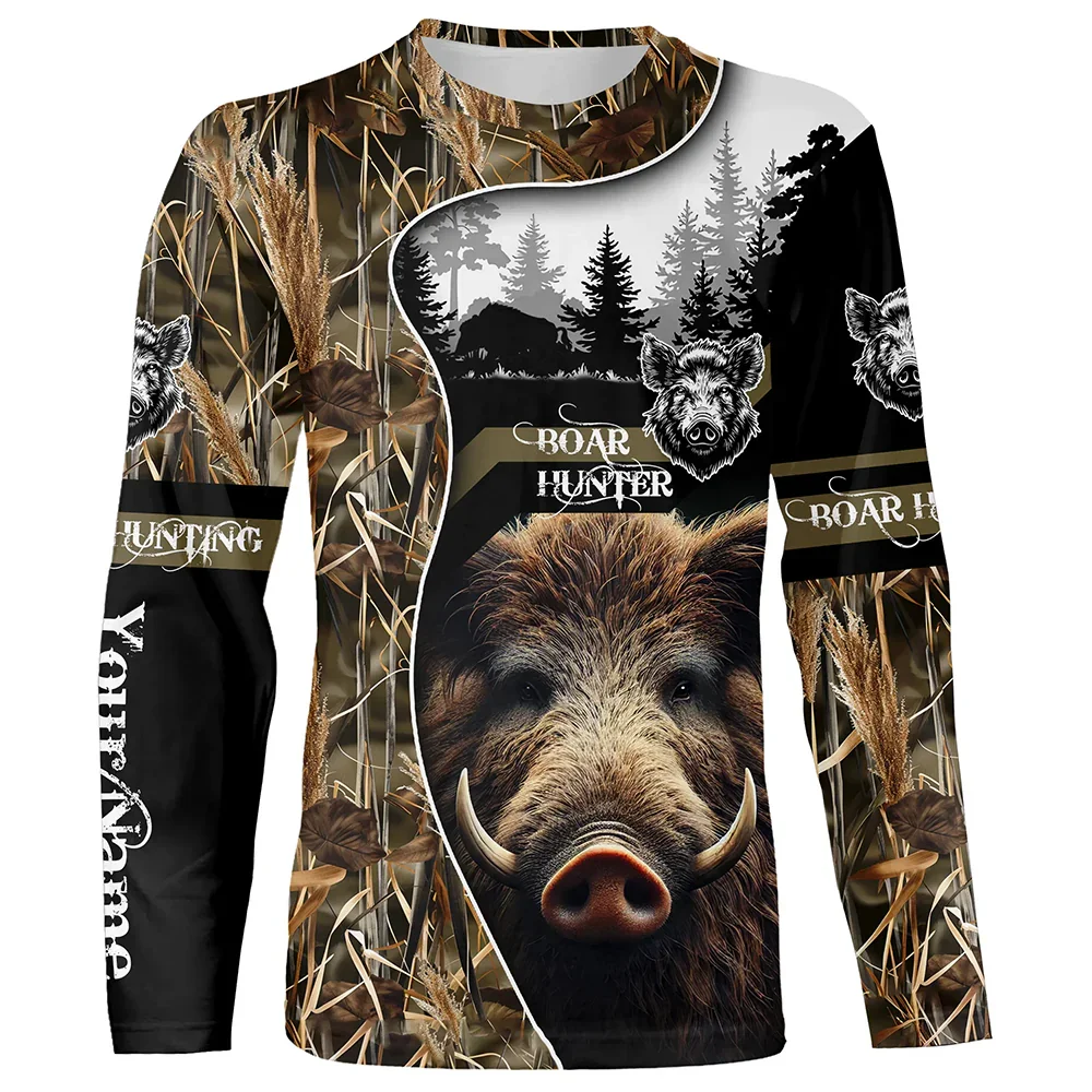 Wildman Hunting & Outdoor Vanderbijlpark - تي شيرت رجالي بطبعة ثلاثية الأبعاد