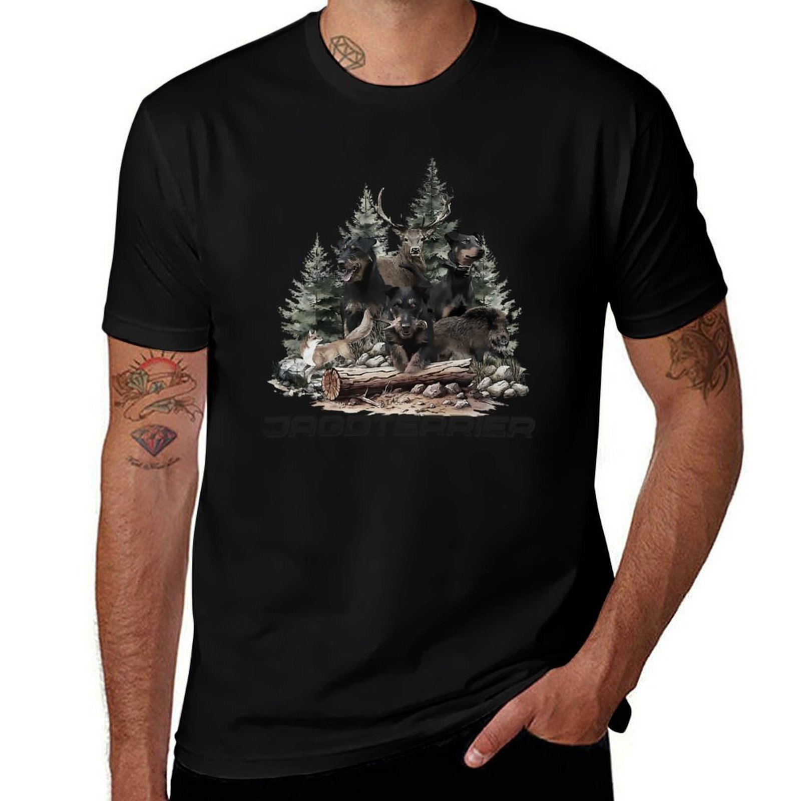 Wildman Hunting & Outdoor Vanderbijlpark - تي شيرت German Hunting Terrier هو