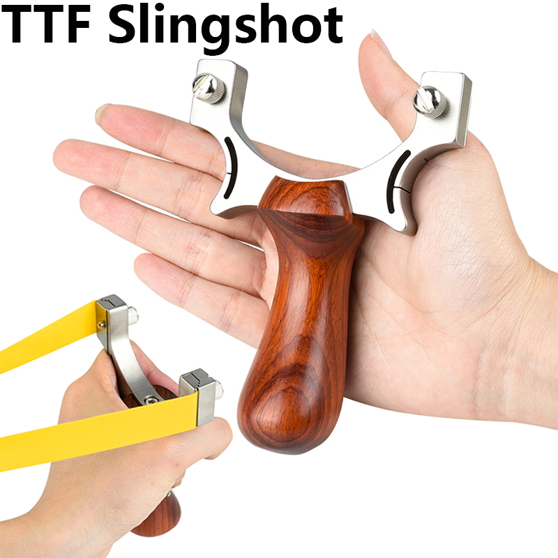 Outdoor Hunting Launcher - TTF مقلاع 304 حبال من الفولاذ