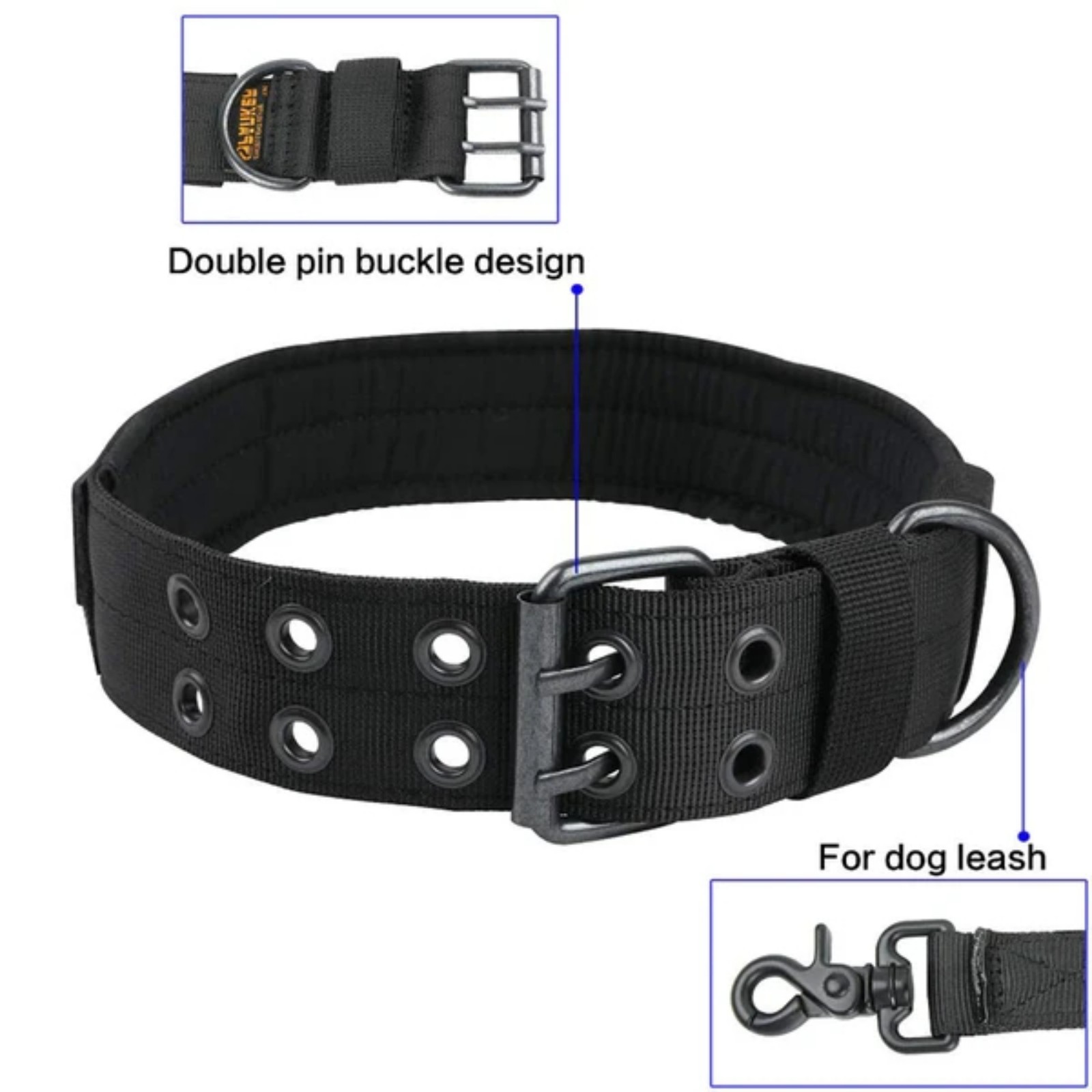 طوق تكتيكي للكلاب بتصميم كامو، - مراجعة Outdoor Hunting Dog Collar وسعره