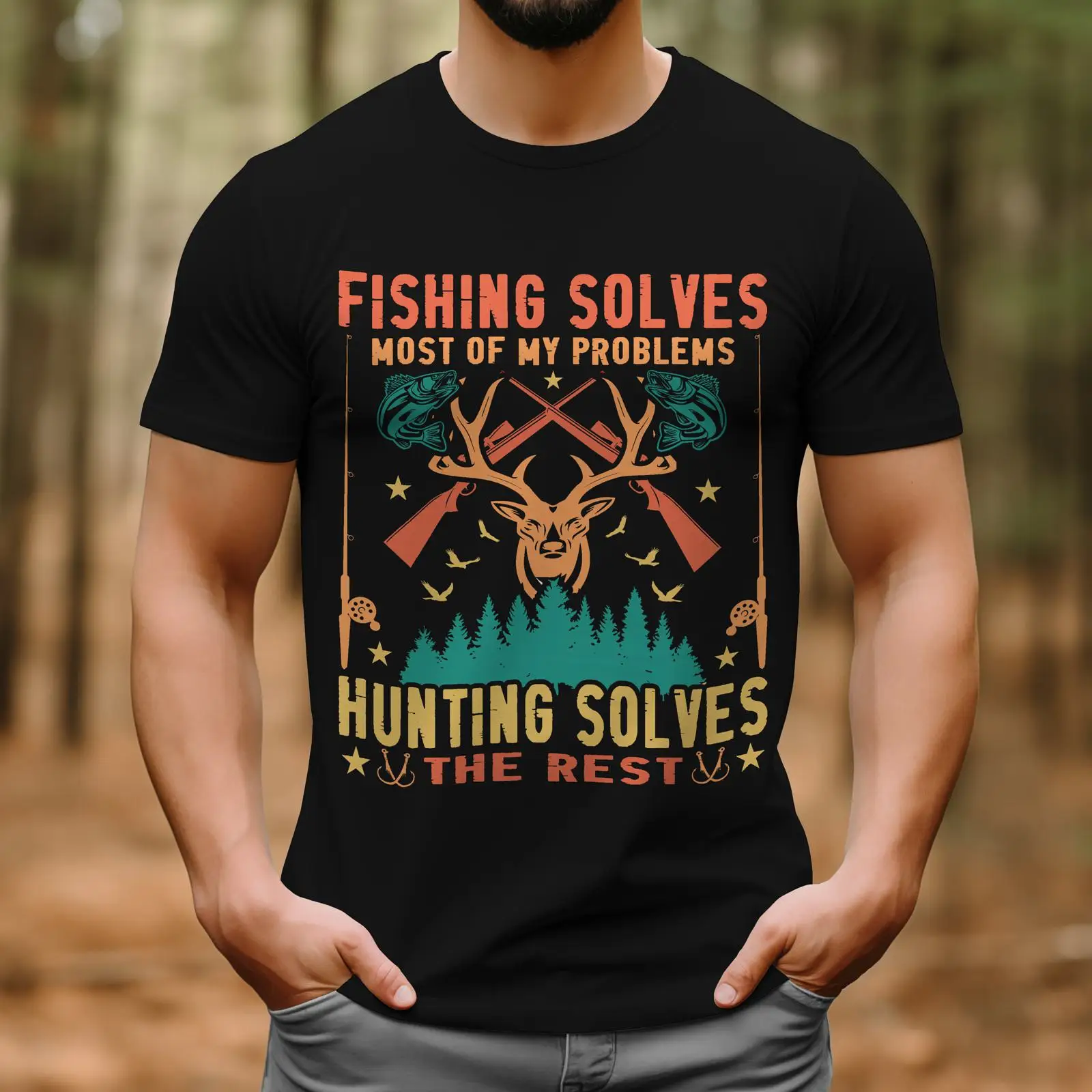 تي شيرت بطبعة اقتباسات مضحكة ل - مراجعة Outdoor Hunting Quotes وسعره
