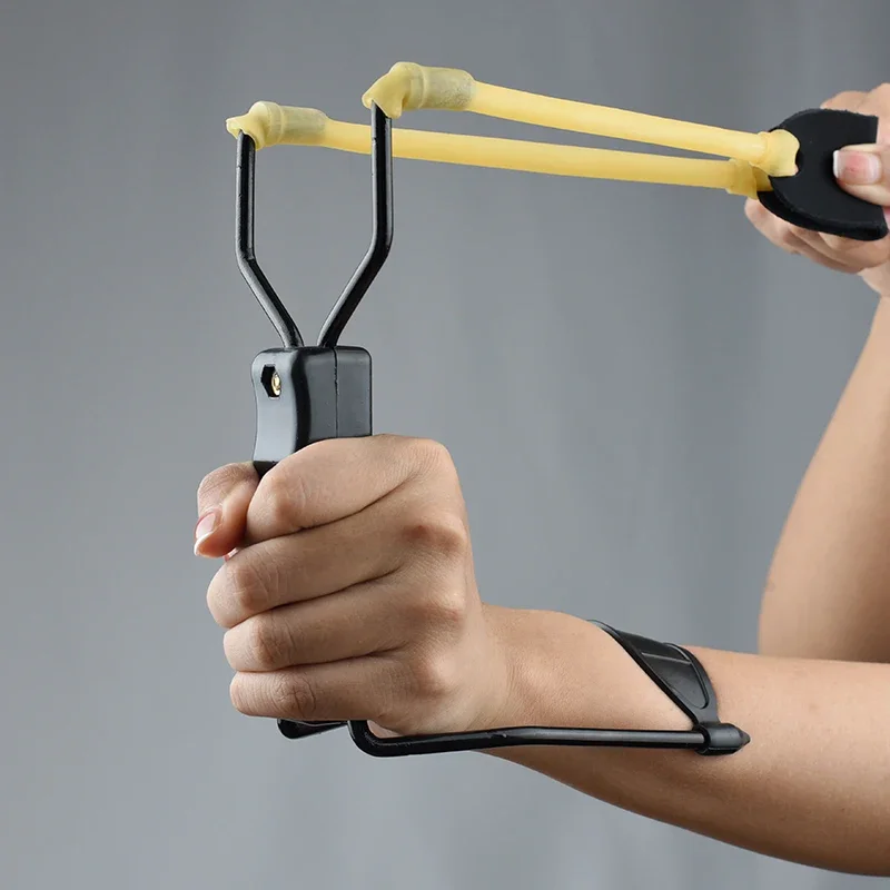 المعصم دعم مقلاع للطي مساعدة م - مراجعة Outdoor Hunting Launcher وسعره