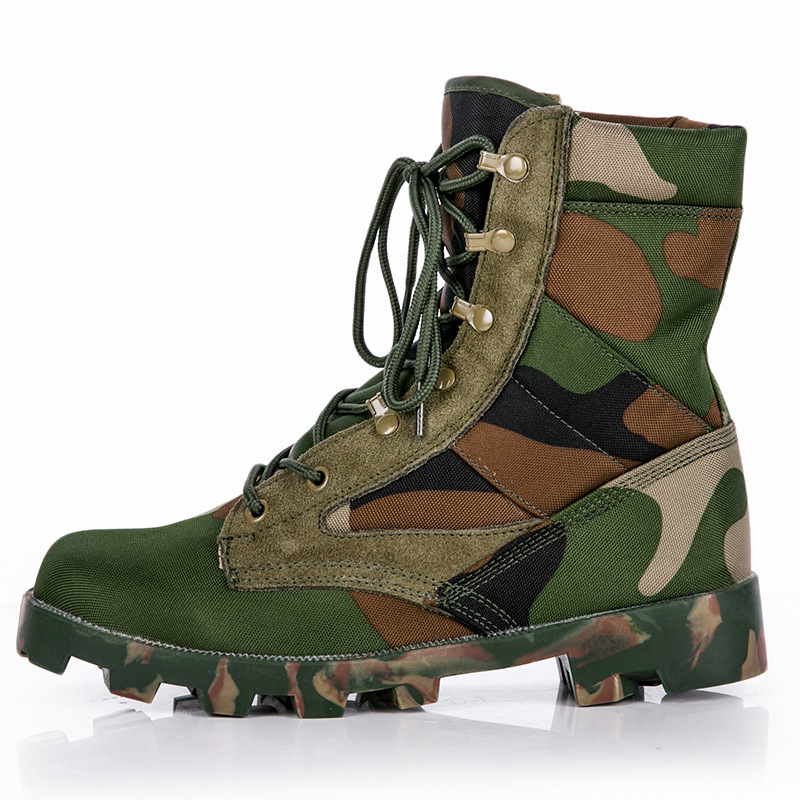 أحذية كاحل مموهة للرجال، أحذية - مراجعة Outdoor Hunting Fabric وسعره