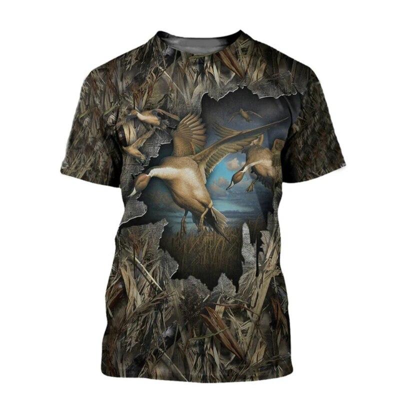 قميص رجالي بطباعة ثلاثية الأبع - مراجعة Outdoor Hunting Graphic Tees وسعره