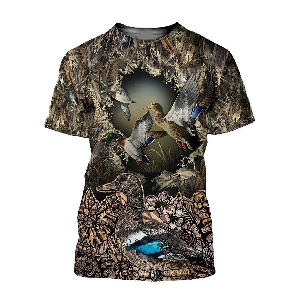 قميص رجالي بطباعة ثلاثية الأبع - مراجعة Outdoor Hunting Graphic Tees وسعره