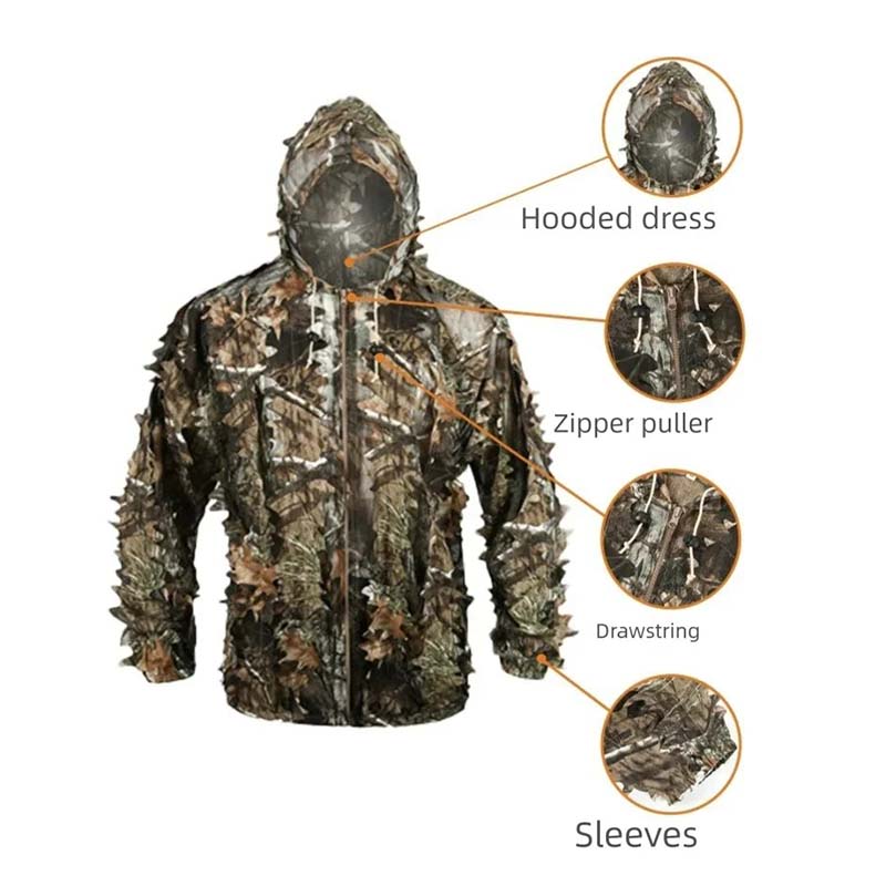 بدلة صيد صيفية بنمط التمويه ال - مراجعة Hunting Outdoor Game وسعره