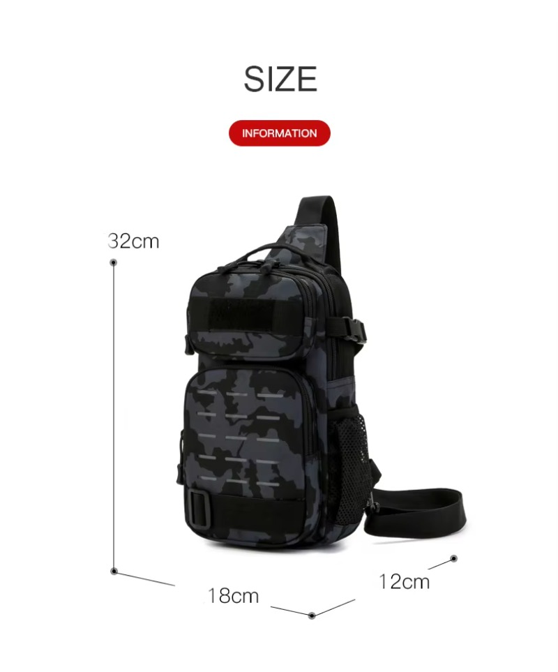 حقيبة صدر تكتيكية لحمل أدوات ا - مراجعة Outdoor Hunting Fabric وسعره