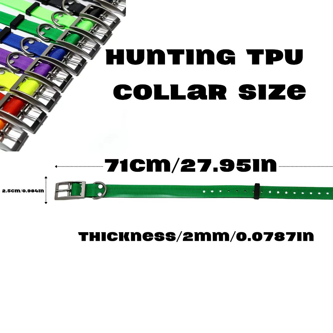طوق كلب من مادة TPU عريض 2.5 س - مراجعة Outdoor Hunting Dog Collar وسعره